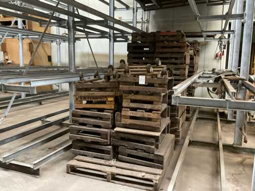 Lotto di casse di legno