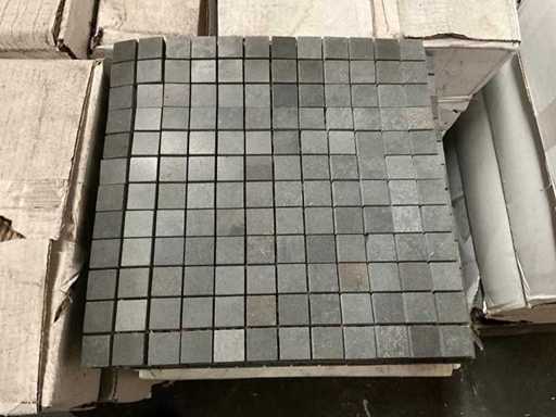 Piastrelle a mosaico di basalto