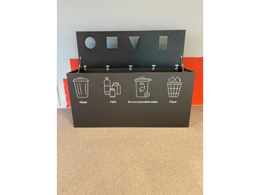 afvalscheidingsmeubel - Afvalemmers & prullenbakken (2x)