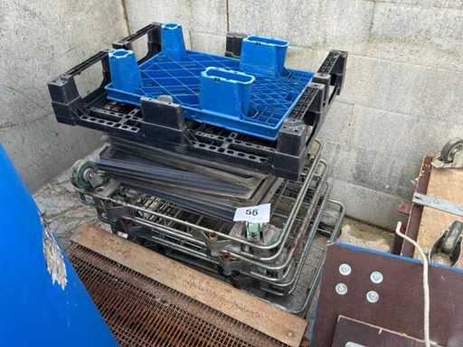 Carrello di trasporto metallico (4 volte)