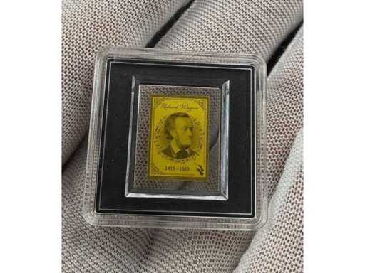 Hochwertige 1/1000 oz Feingoldmünze mit Richard-Wagner-Motiv als besondere Geschenkidee für Musik- und Kulturinteressierte