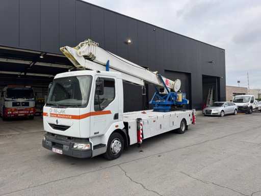Renault Midlum Crane Truck