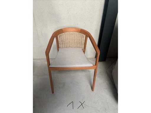 teak armchair (5x)