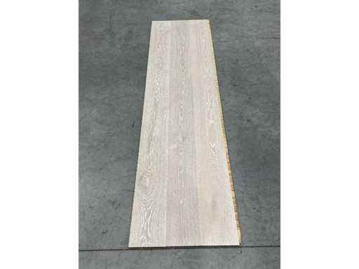 63 m² Eiken meerlagen parketvloer Country White 