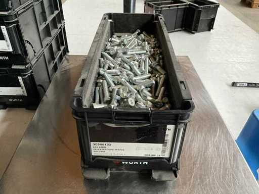 Würth 14.80kg BZK bolt M8x35 in stackable box