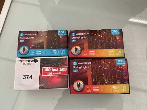 C.Star+ Aigostar. Innen- / Außenbereich, Weihnachts-LED-Beleuchtung. (4-fach)