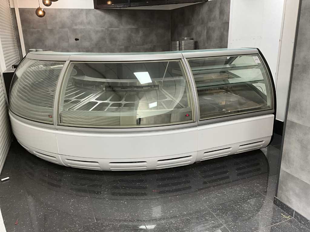 LAI HFC 134 a Refrigerated display corner unit