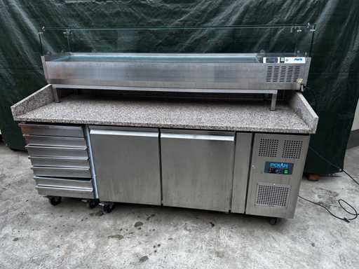 Polar Koelwerkbank & Saro Saladiere