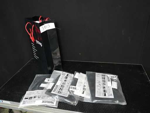 SHOWTEX - TRUSSLEEVE BLACK 2 WAY CORNER 30/30 - Aluminum Trusse (3x)