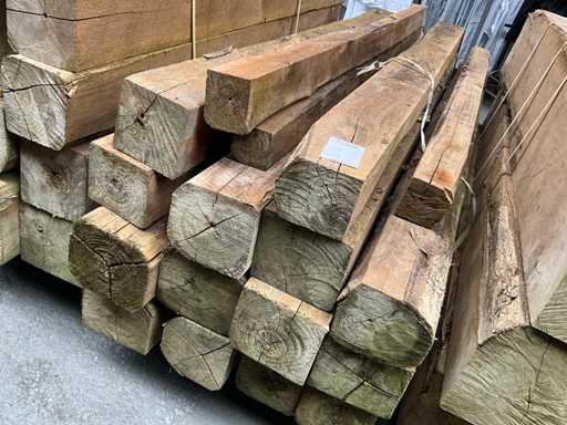 Teak houten - Balken (17x)