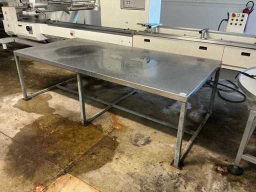 Stainless steel table