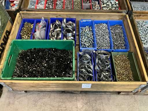 Charge von Befestigungselementen