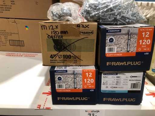 Rawplug - R-XP-T 12120/25 - Materiale di costruzione e fissaggio (193x)