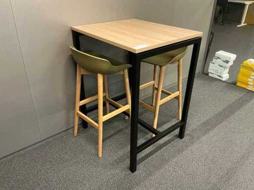 Stół spotkań (barowy) z stołkiem