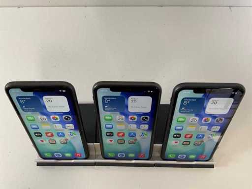 Apple iPhone 11 - 64GB - Negru (3x)