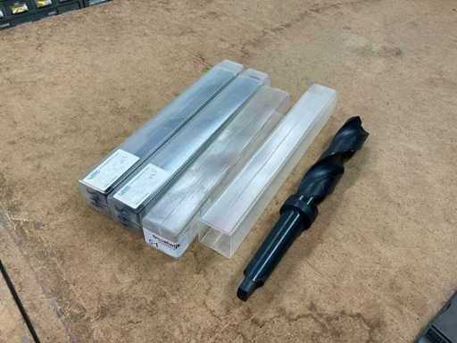 DIN 345 Type N HSS Twist Drill with Morse Taper 44.00 mm (4x)