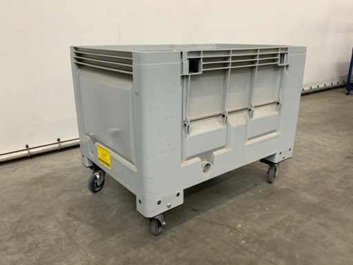 Palletbox op wielen (5x)