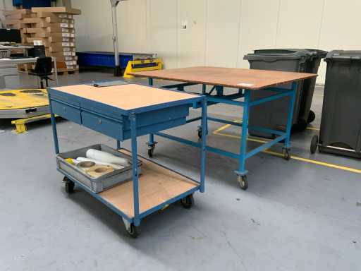 Table de travail mobile