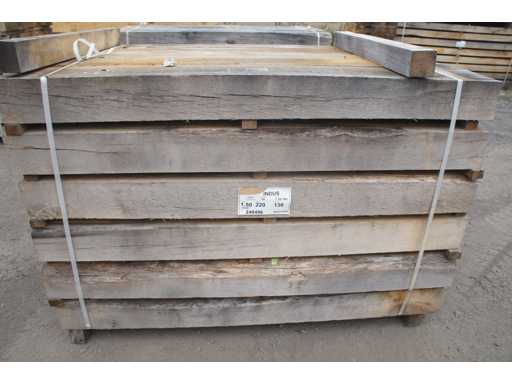 0,64 m³ Grinzi industriale din stejar 130x220