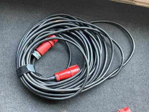 32A Verlengkabel 400 volt 25 meter (2x)