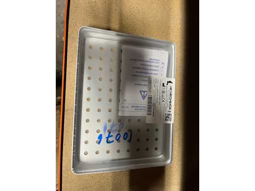 Nichrominox - Perforated aluminium lid 18*14