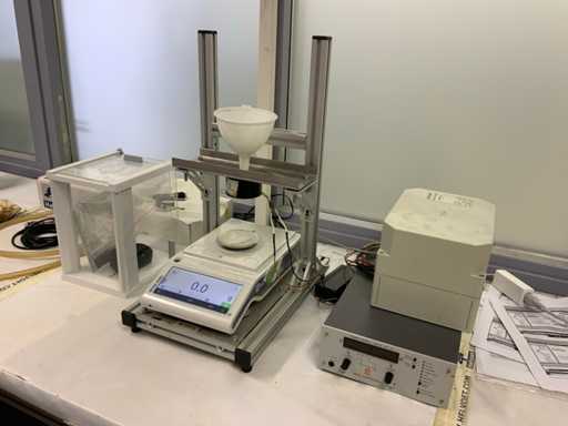 Mettler Toledo MS304TS100 Einrichtung der Präzisionswaage