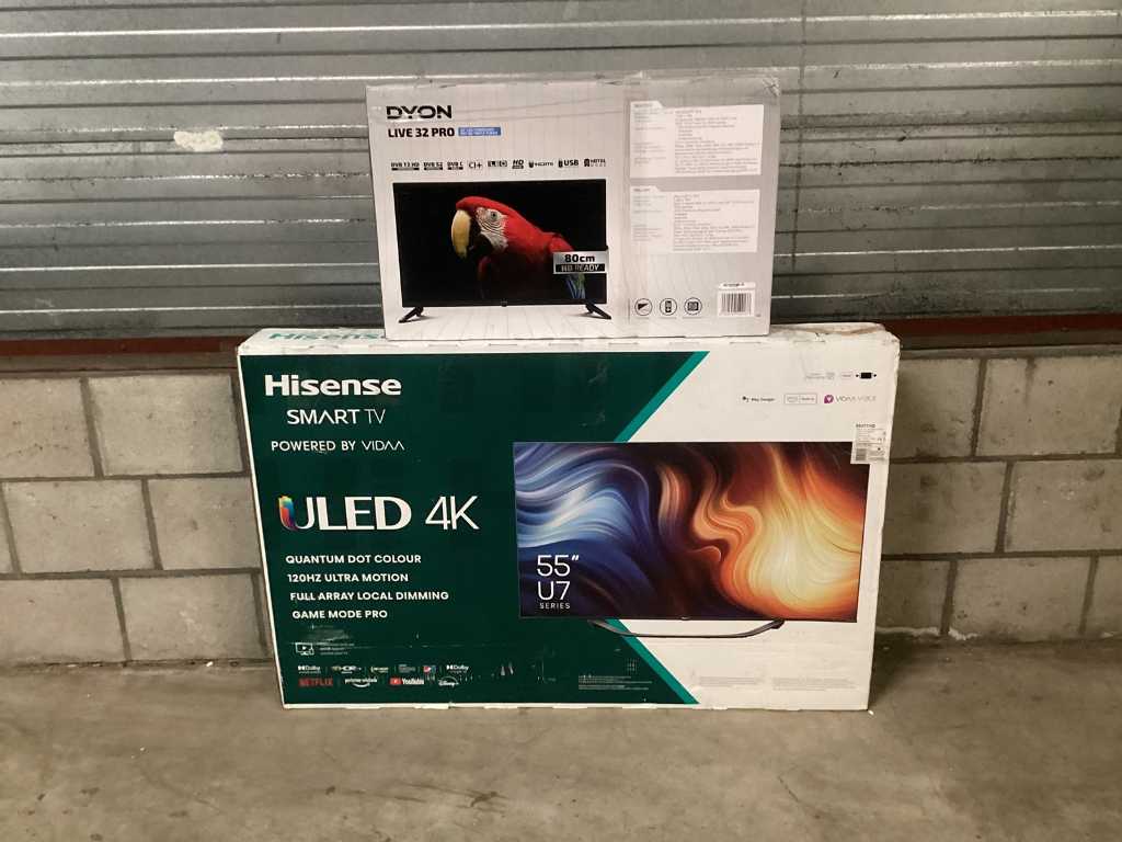 Hisense - Uled - 55 Inch - Television