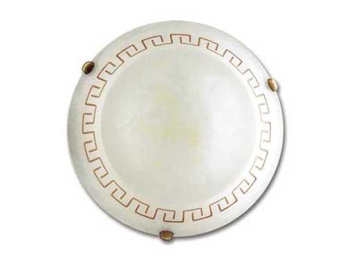 12 x Intec Trecento Plafonniere E27 Amber 