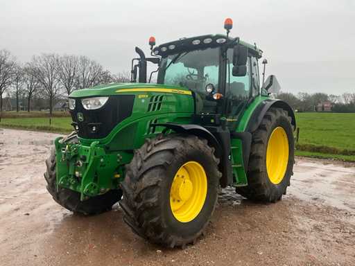 2019 John Deere 6155R Autopower Vierwielaangedreven landbouwtractor