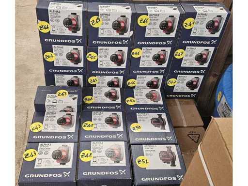 Circulateurs GRUNDFOS ALPHA2 pour systèmes de chauffage et de climatisation - en stock 3 pièces