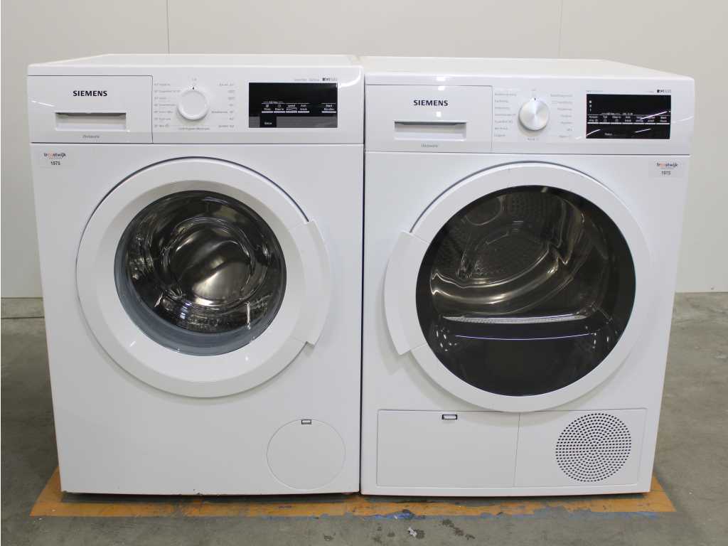 Siemens iQ500 iSensoric aquaStop iQdrive Washing Machine & Siemens iQ500 iSensoric bestCollection Dryer