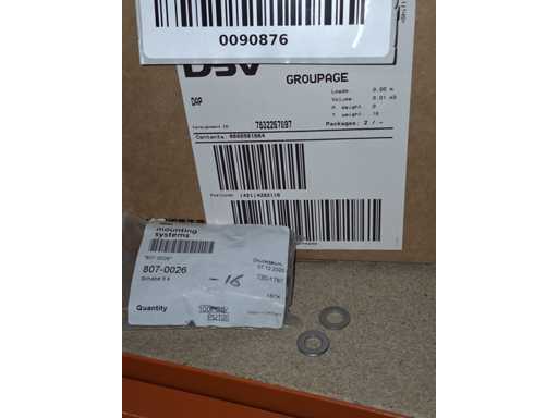 8,4 mm; MS8 - Armaturen MS8 PV (aardingssysteem), montagesystemen