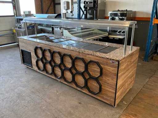 Mobili refrigerati per buffet Korzan