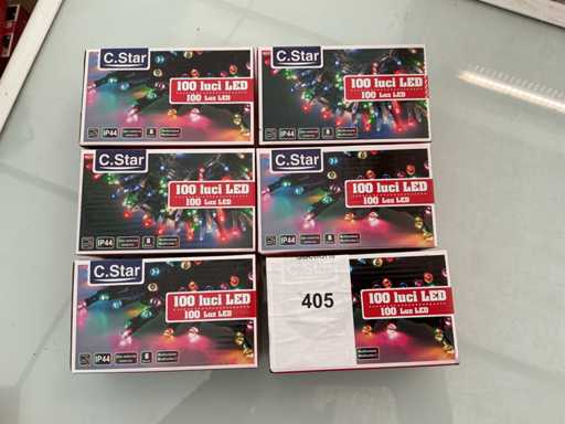 C.Star. Schutzart IP44. Indoot/Outdoor, Weihnachten LED-Beleuchtung. (6-fach)