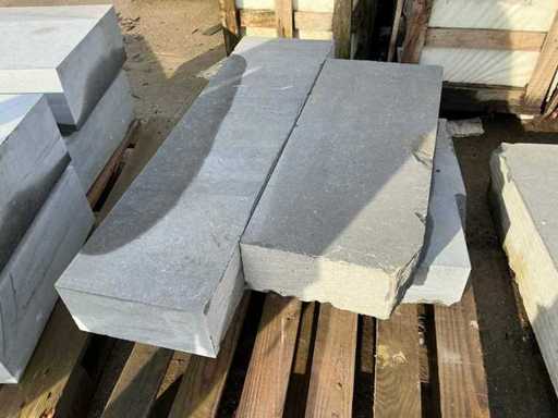 Różne niebieskie kamienie (3x)