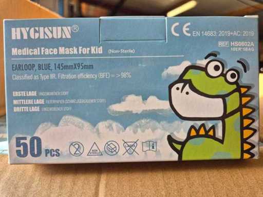 Manu Box mouth masks children (4x)