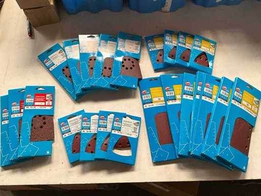 Papier de verre multipacks Leman Divers (23x)
