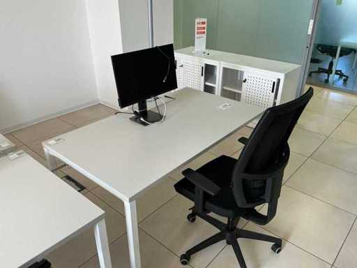 Desk with chair