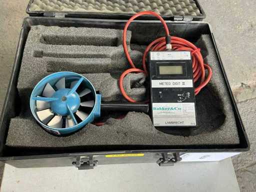 Bakker & Co Meteo Digit III Wind Speed Meter