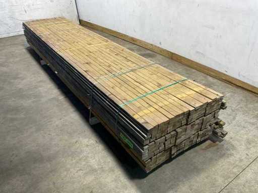 Vuren achterhout geïmpregneerd 420x5,5x2,8 cm (150x)