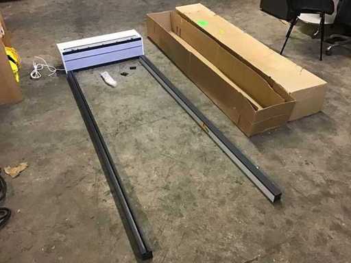 Bovenop gemonteerde rolluik, elektrisch, nieuw, originele verpakking, W 830 x H 2360mm | so001130 I24