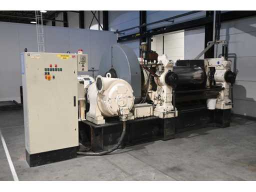 Paul Troester Gummi 2-Walzen Mischwalze