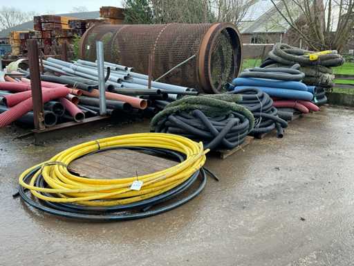 Partij water- en drainage slangen