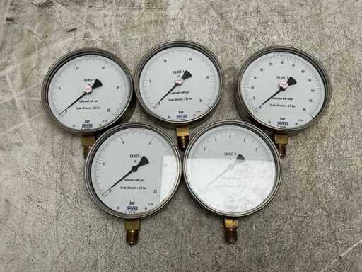 Wika Pressure Gauge 0-10 bar fine scale (5x)