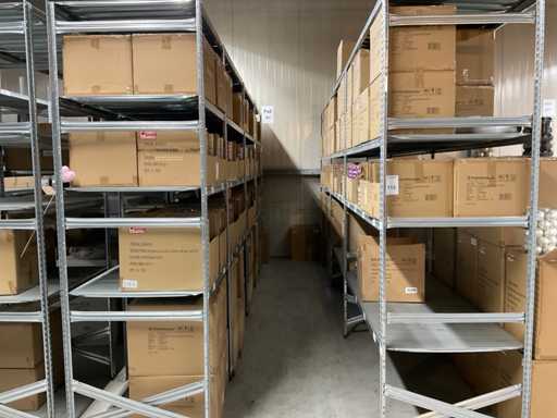 Partij glazen kerstballen