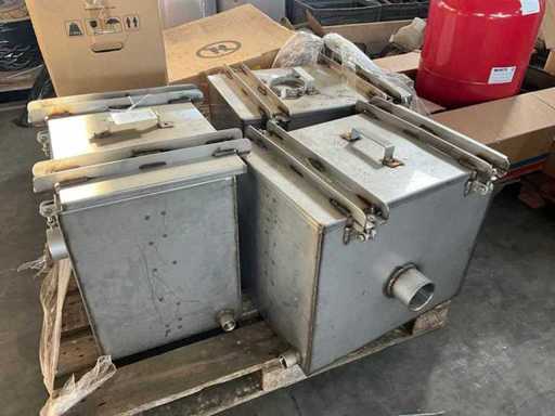 Protecție din piatră din oțel inoxidabil (3x)