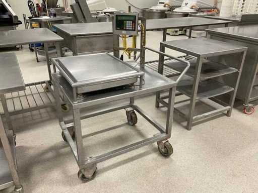 Systec IT3000 Stainless steel work table with scale