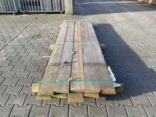 Guyana Teak Planks Fine Sawn 2750x158x33mm (10x)