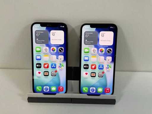 Apple iPhone 12 - 64 GB - Black (2x)