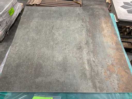 Copper Steel Floor Tile (80x80 cm, 51.2m2)